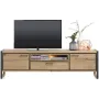 Тумба підставка для TV у стилі Loft NS-2151 630x1300x300 мм Черный