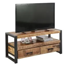 Тумба підставка для TV у стилі Loft NS-2157 580x800x300 мм Черный
