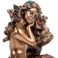 Декоративна статуетка-свічник Русалка 14 см Veronese AL31479 Декоративна статуетка-свічник Русалка 14 см Veronese AL31479