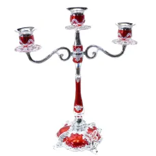 Подсвечник красный Fersio Sabefet T-SS32250 Подсвечник красный Fersio Sabefet T-SS32250