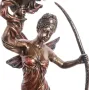 Декоративна статуетка свічник Діана-богиня полювання Veronese AL32532