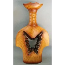 Ваза настільна ceramic Шик Amphora Butterfly with copper Bona DP41647 Ваза настільна ceramic Шик Amphora Butterfly with copper Bona DP41647