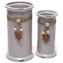 Ваза ceramic настільна Shabby Chic діаметр 12.6 см, висота 22.8 см Bona DP41668