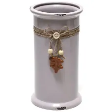 Ваза ceramic настільна Shabby Chic діаметр 12.6 см, висота 22.8 см Bona DP41668 Ваза ceramic настільна Shabby Chic діаметр 12.6 см, висота 22.8 см Bona DP41668