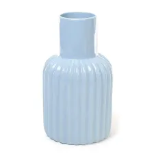 Ваза ceramic настільна Stone Flower 19 см блакитна Bona DP41678 Ваза ceramic настільна Stone Flower 19 см блакитна Bona DP41678
