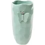 Ваза настільна Flowers Garden Метелик 26 см, м'ята кераміка аквамарин Bona DP41762