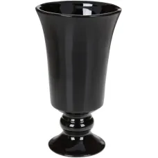 Ваза ceramic Кубок 26.5см, чорна Bona DP67940 Ваза ceramic Кубок 26.5см, чорна Bona DP67940
