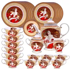 Чайный сервиз Carmani ТSS32284 Dance на 6 персон Чайный сервиз Carmani ТSS32284 Dance на 6 персон