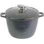 Кастрюля Kamille Landes Grey 10л с литыми алюминиевыми ручками DP36562