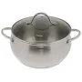 Кастрюля Fissman Martinez 3.5л пузатая из нержавеющей стали DP36641