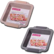 Форма для выпечки Kamille Marble 30.3х26.7х6см с силиконовыми ручками DP37143