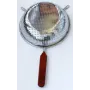 Дуршлаг Xiongchu диаметр 18см стальной с плоским дном и деревянной ручкой Dynasty DP38382