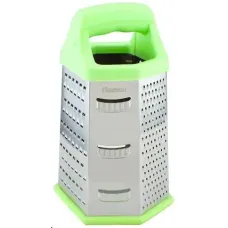 Терка Fissman 6-ти гранная Meotida с пластиковой ручкой 24х11х8.5см DP38410