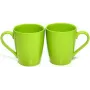 Набор Fissman 2 керамические кружки Sunshine 300 мл зеленые DP39371