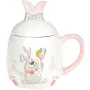 Чашка ceramic с крышкой Bona Веселый кролик 450 мл DP39622