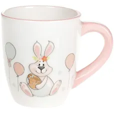 Чашка ceramic Bona Веселый кролик 360 мл DP39629 Чашка ceramic Bona Веселый кролик 360 мл DP39629