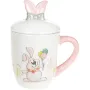 Чашка ceramic с крышкой Bona Веселый кролик 360 мл DP39630
