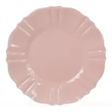 Набор Bona 6 десертных тарелок Leeds Ceramics SUN диаметр 20см каменная керамика Розовые DP40087