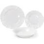 Набор Bona 6 глубоких тарелок Leeds Ceramics SUN диаметр 23см каменная керамика Белые DP40161