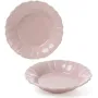 Набор Bona 6 глубоких тарелок Leeds Ceramics SUN диаметр 23см каменная керамика Розовато-пепельный DP40163