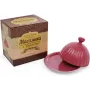 Масленка ceramic Артемида круглая диаметр 14 см клубничная Bona DP41348