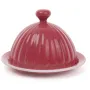 Масленка ceramic Артемида круглая диаметр 14 см клубничная Bona DP41348