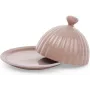 Масленка ceramic Артемида круглая диаметр 14 см бежевая Bona DP41349