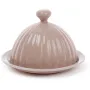 Масленка ceramic Артемида круглая диаметр 14 см бежевая Bona DP41349