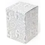 Емкость Bona LE BAIN Silver диаметр 10.5х18.5 см для средств гигиены фарфор DP43448