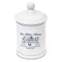 Емкость Bona LE BAIN Silver диаметр 10.5х18.5 см для средств гигиены фарфор DP43448