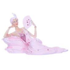 Фигурка декоративная Lady in pink 25х14х15 см Lefard AL96546 Белый Фигурка декоративная Lady in pink 25х14х15 см Lefard AL96546 Белый