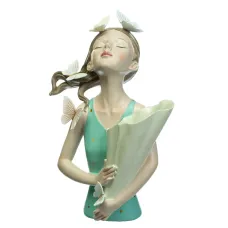 Фігурка Girl in green 32х20х13 см Lefard AL97902 Білий Фігурка Girl in green 32х20х13 см Lefard AL97902 Білий