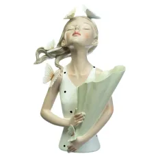 Фігурка Girl in white 32х20х13 см Lefard AL97903 Білий Фігурка Girl in white 32х20х13 см Lefard AL97903 Білий