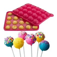 Силиконовая форма Hauser для Кейк попс CAKE POPS 23х19см 20 ячеек DP37207 Силиконовая форма Hauser для Кейк попс CAKE POPS 23х19см 20 ячеек DP37207