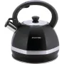Чайник 3л из нержавеющей стали со свистком черный Kamille DP112959