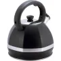 Чайник 3л из нержавеющей стали со свистком черный Kamille DP112959