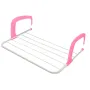Компактна сушарка для одягу Fold Clothes Shelf Рожевий (hub_886072)