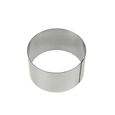 Форма круглая из нержавеющей стали One Chef 8х4,5 см