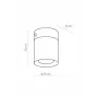 Точечный светильник VICO 1 BK TK-Lighting 3410
