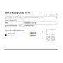 Точечный светильник AZzardo BRANT 2 SQUARE IP44 AZ2879