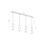 Люстра ELITE 4 BK TK-Lighting 4367