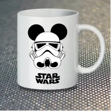 Чашка Fan Girl Штурмовик Міккі Маус Star Wars Зоряні Воїни New (14439) 330 мл Білий