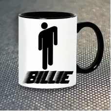 Чашка Fan Girl Людина Біллі Айліш Billie Eilish New (14537) 330 мл Різнокольоровий