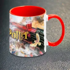 Чашка Fan Girl Хогвартс Експрес Гарі Поттер Harry Potter New (14468) 330 мл Різнокольоровий