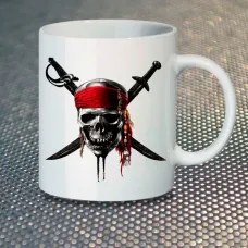 Чашка Fan Girl Логотип Пірати Карибського Моря New (14505) 330 мл Різнокольоровий