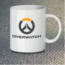 Чашка Fan Girl Логотип Овервотч Overwatch New (14450) 330 мл
