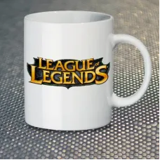 Чашка Fan Girl Логотип LoL League of Legends New (14405) 330 мл Білий