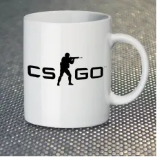 Чашка Fan Girl Логотип гри CS GO New (14383) 330 мл Білий