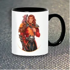 Чашка Fan Girl Лікан Lycan Дота 2 Dota New (14421) 330 мл Чорний