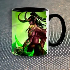 Чашка Fan Girl Иллидан Парные клинки Аззинота World of Warcraft New (14385) 330 мл Черный Чашка Fan Girl Иллидан Парные клинки Аззинота World of Warcraft New (14385) 330 мл Черный